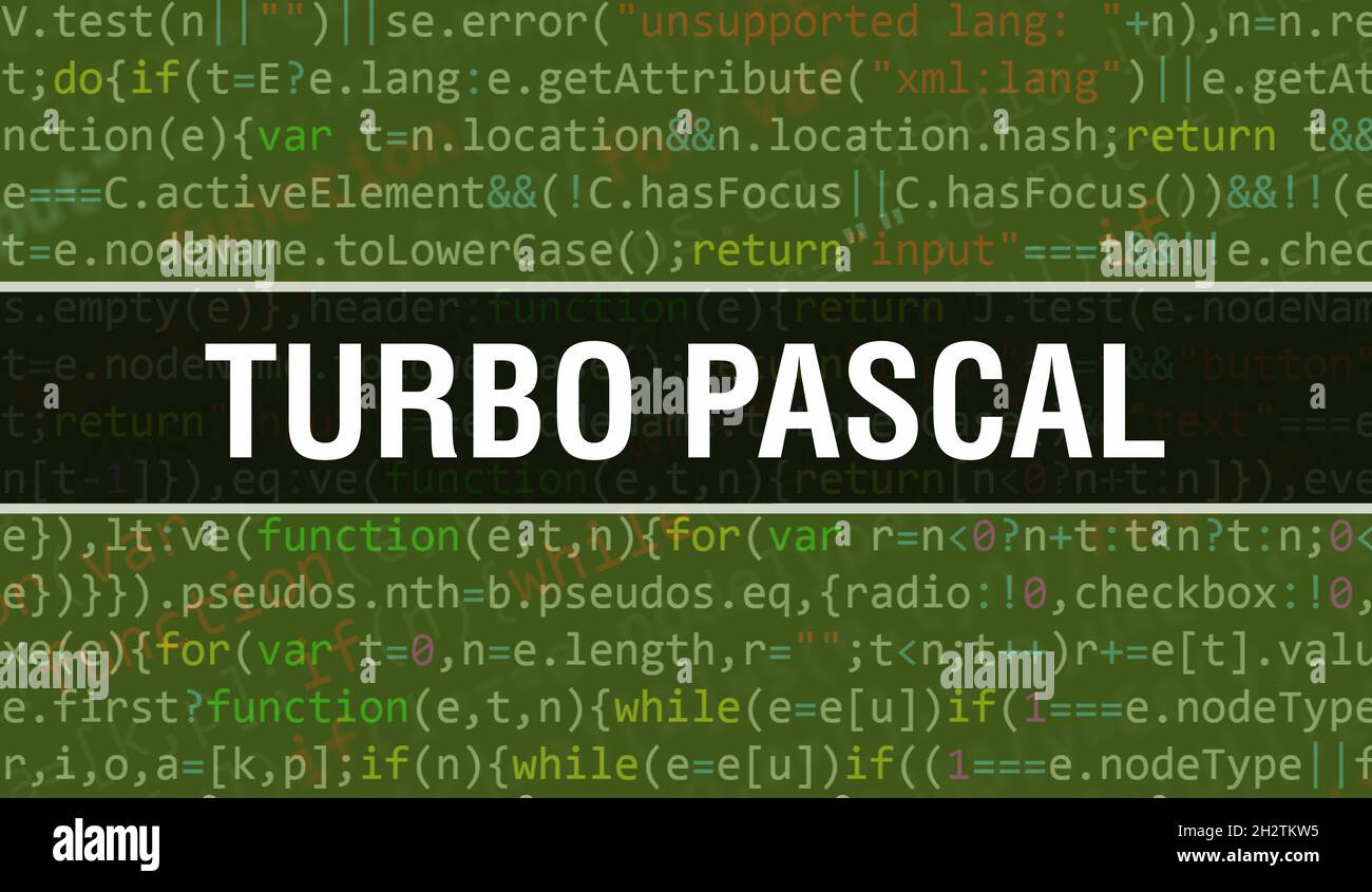 Turbo pascal text hi-res stock photography and images - Alamy