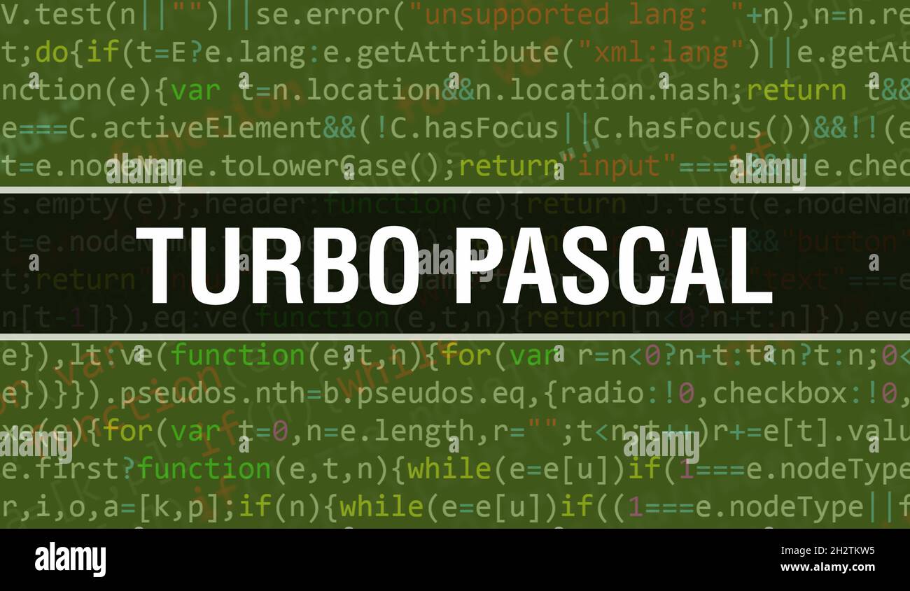 Turbo pascal image hi-res stock photography and images - Alamy
