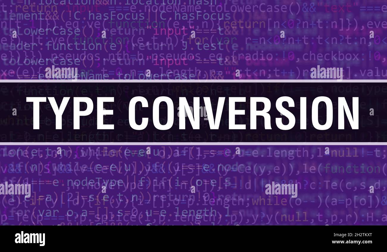 Type conversion concept with Random Parts of Program Code. Type ...