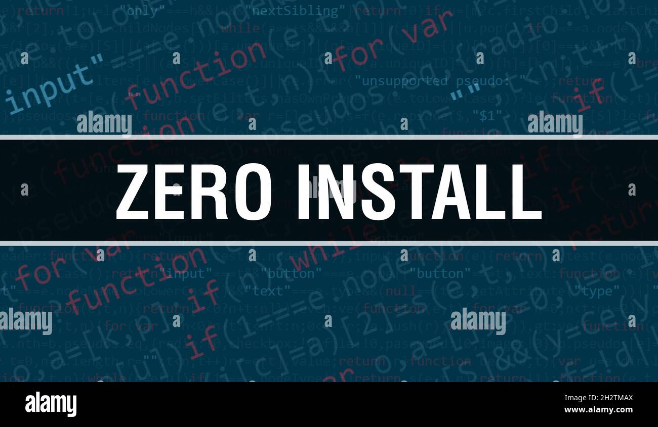 Zero Install concept with Random Parts of Program Code.Zero Install ...