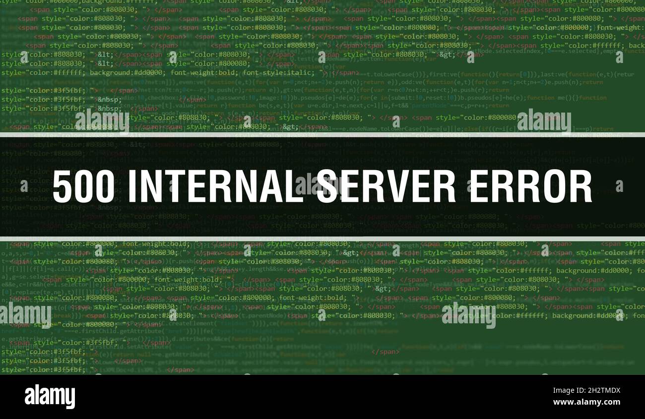 Error 500 Internal Server Error Background Hi-res Stock Photography And ...