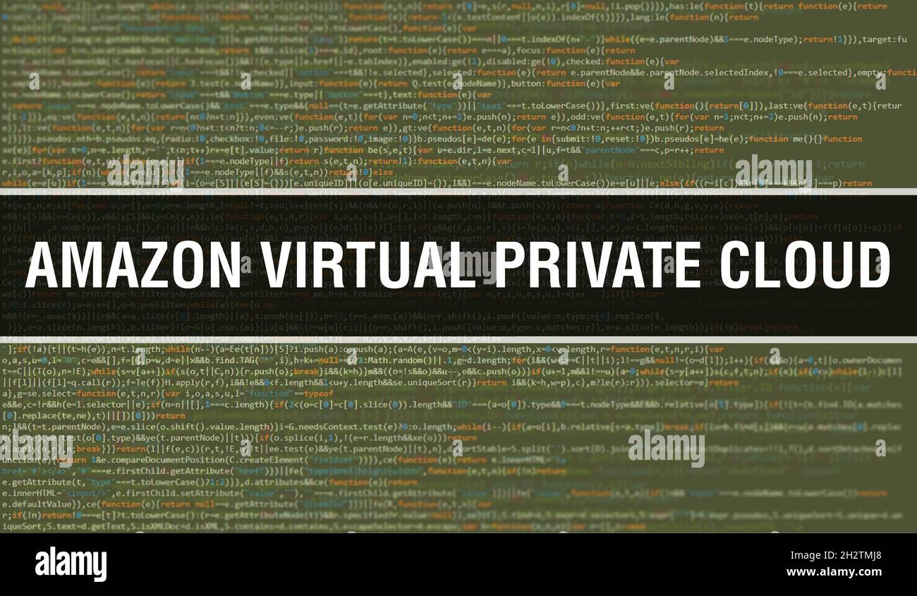 Amazon virtual private cloud text hires stock photography and images