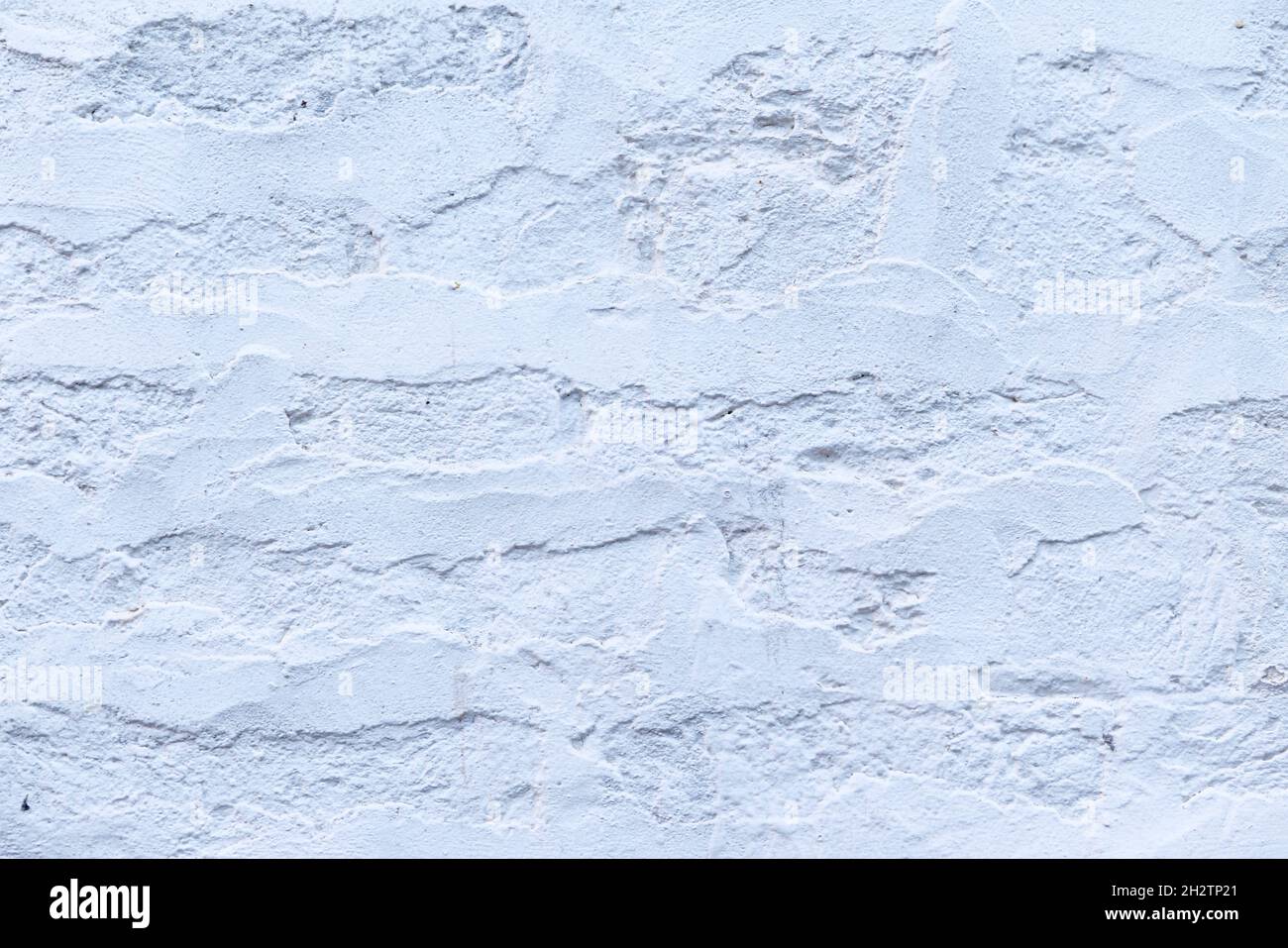 Full frame background of white painted brick wall with copy space Stock ...