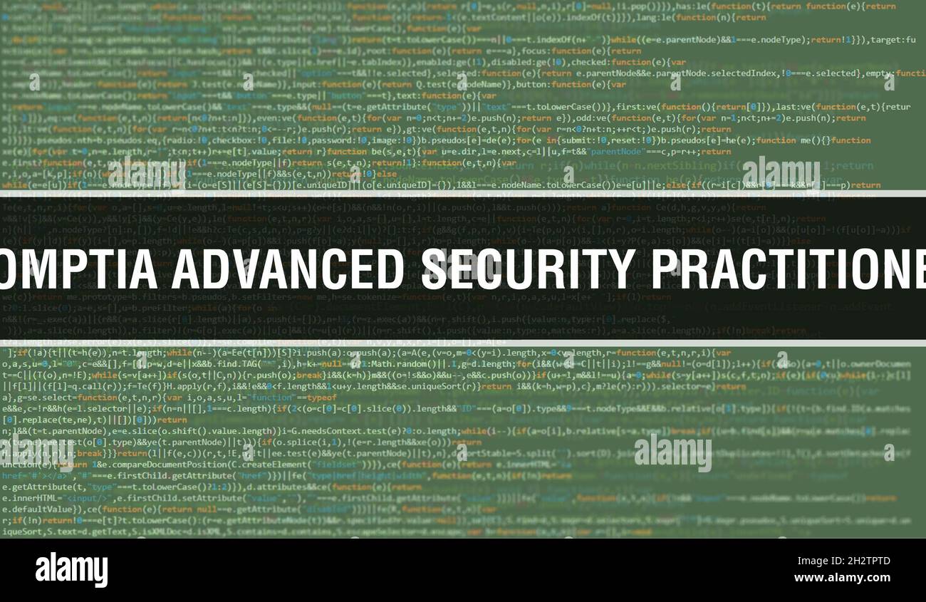 Comptia advanced security practitioner image hi-res stock photography ...