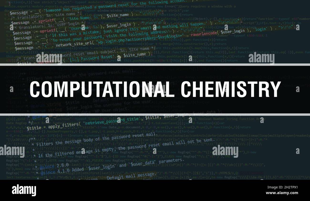 Computational chemistry background hi-res stock photography and images ...