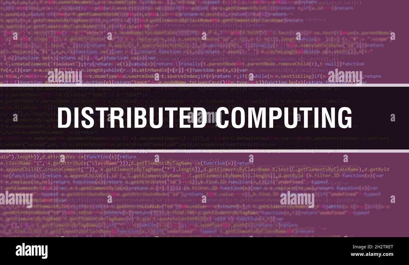 Distributed computing with Digital java code text. Distributed ...