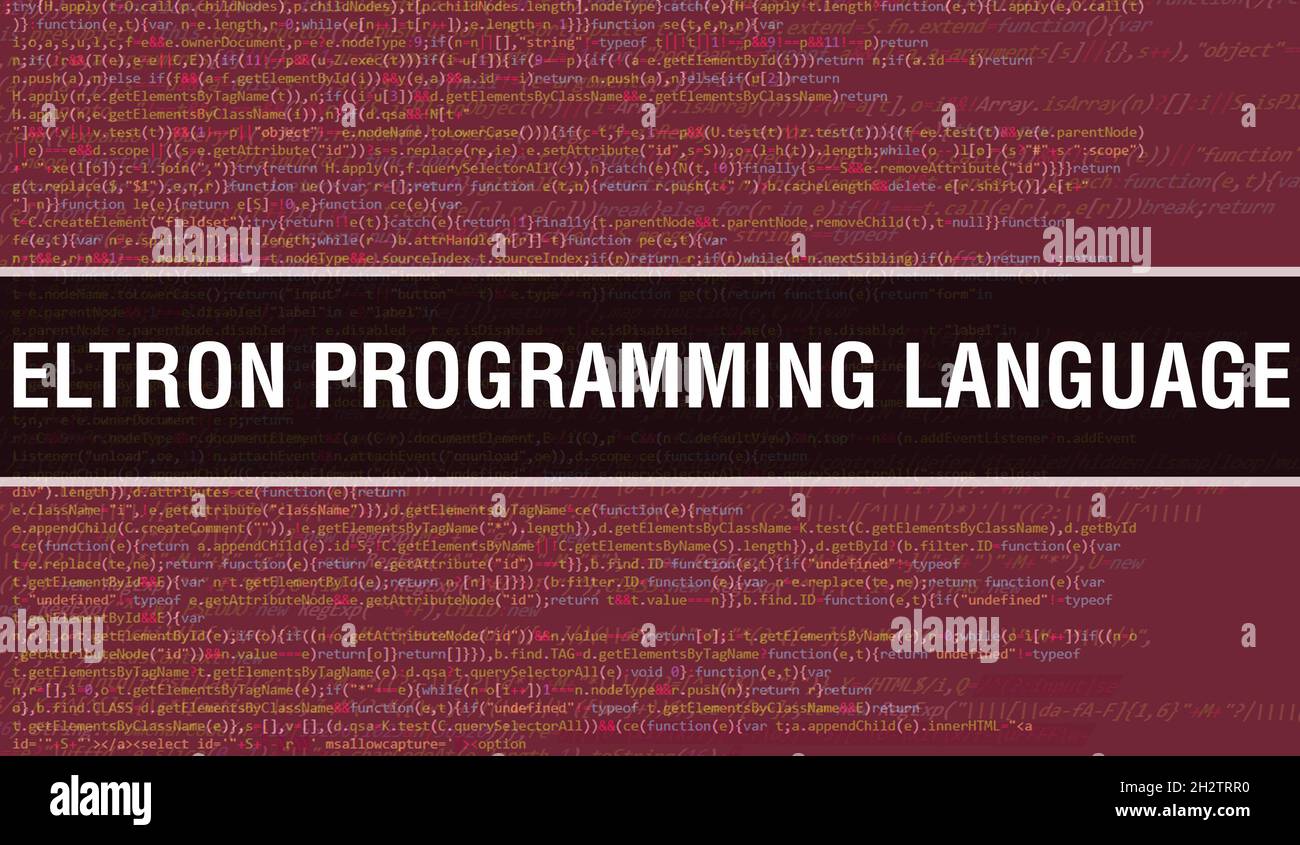 Eltron programming language image hi-res stock photography and images ...