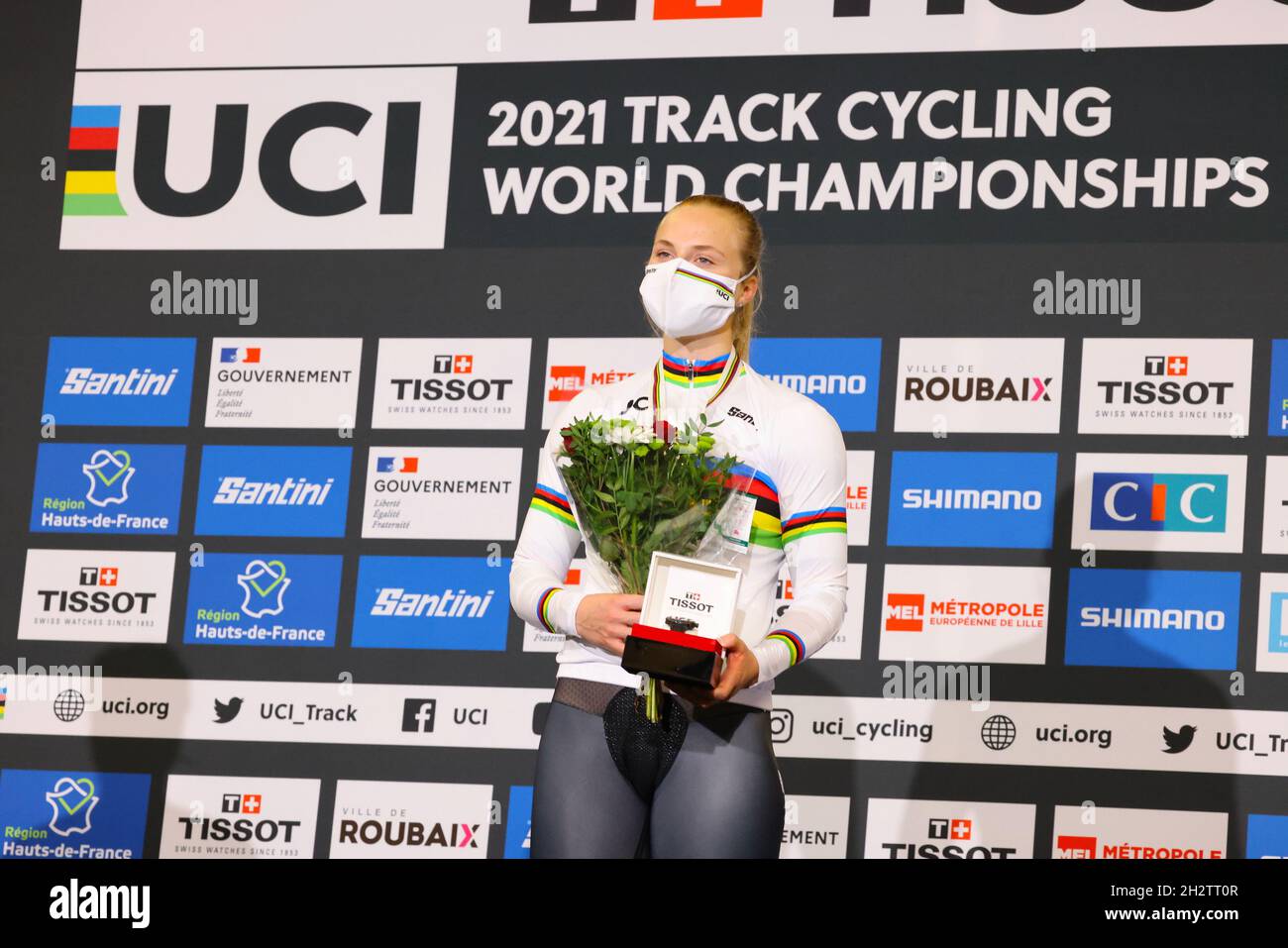 Germany Lea Sophie Friedrich World Champion Women Time Trial 500 M During The Tissot Uci Track