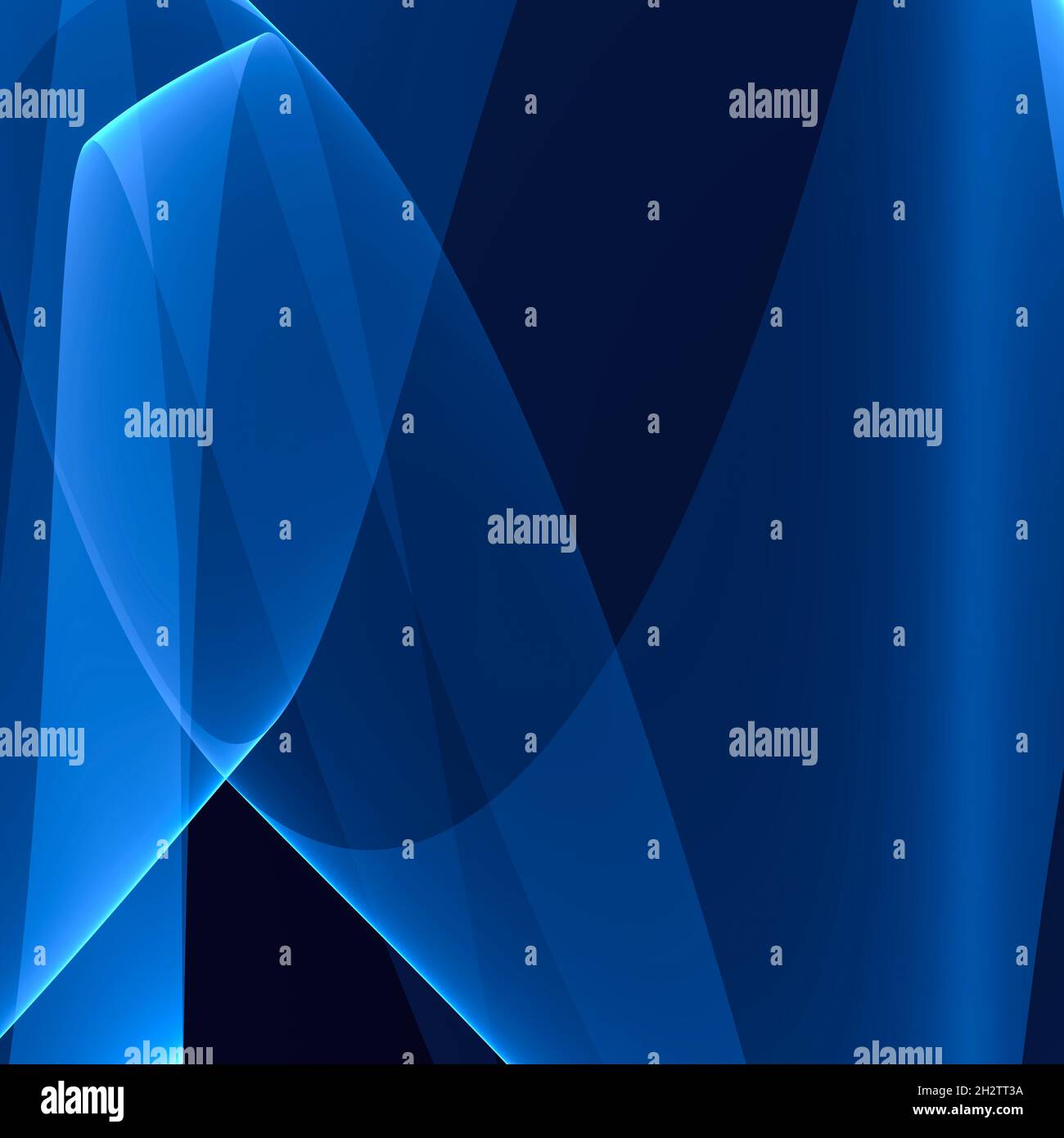 Abstract background 4k blue light dark waves and lines Stock Photo - Alamy