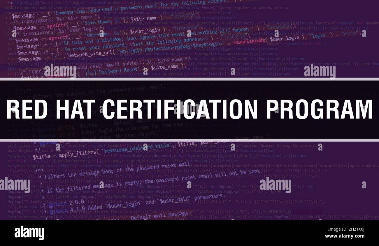 Red hat certification program image hires stock photography and images