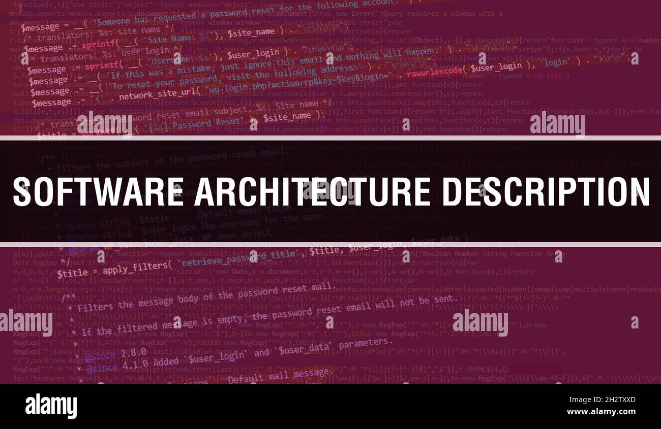 Software architecture description hi-res stock photography and images ...