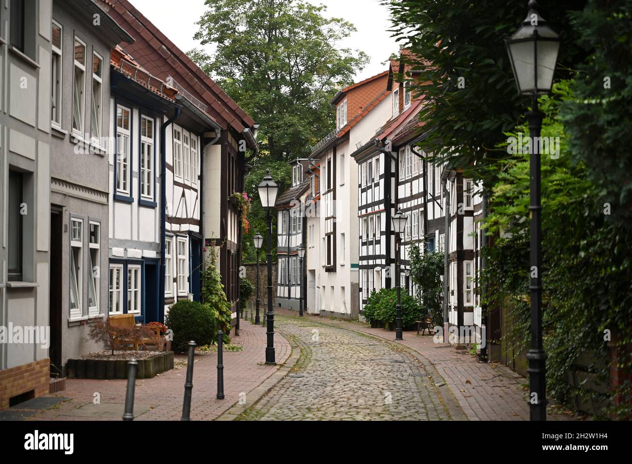 Alte Marktstraße, Altstadt, Hameln, Niedersachsen, Deutschland Stock
