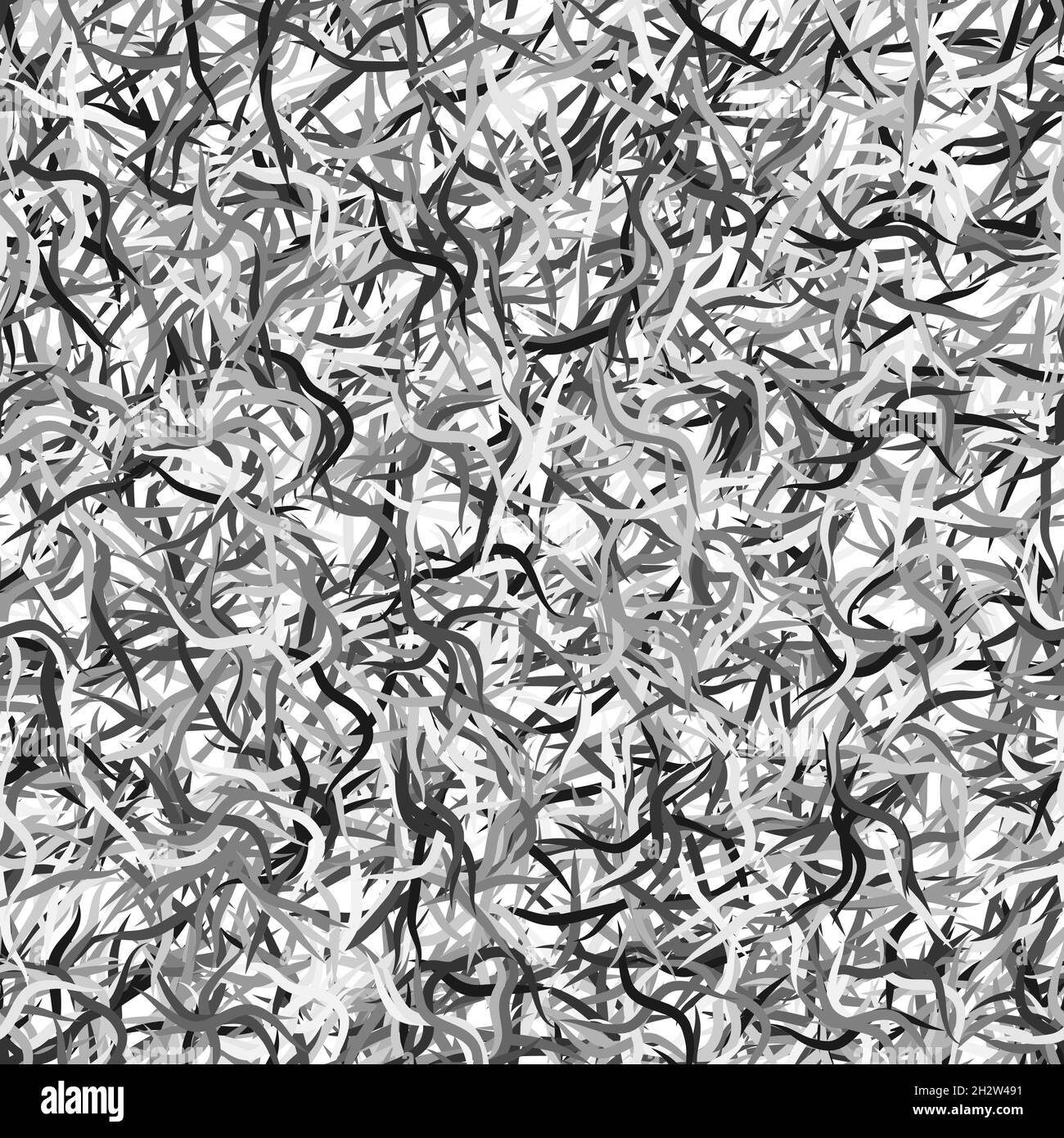 Grunge seamless pattern with black and white wavy brush strokes Stock ...
