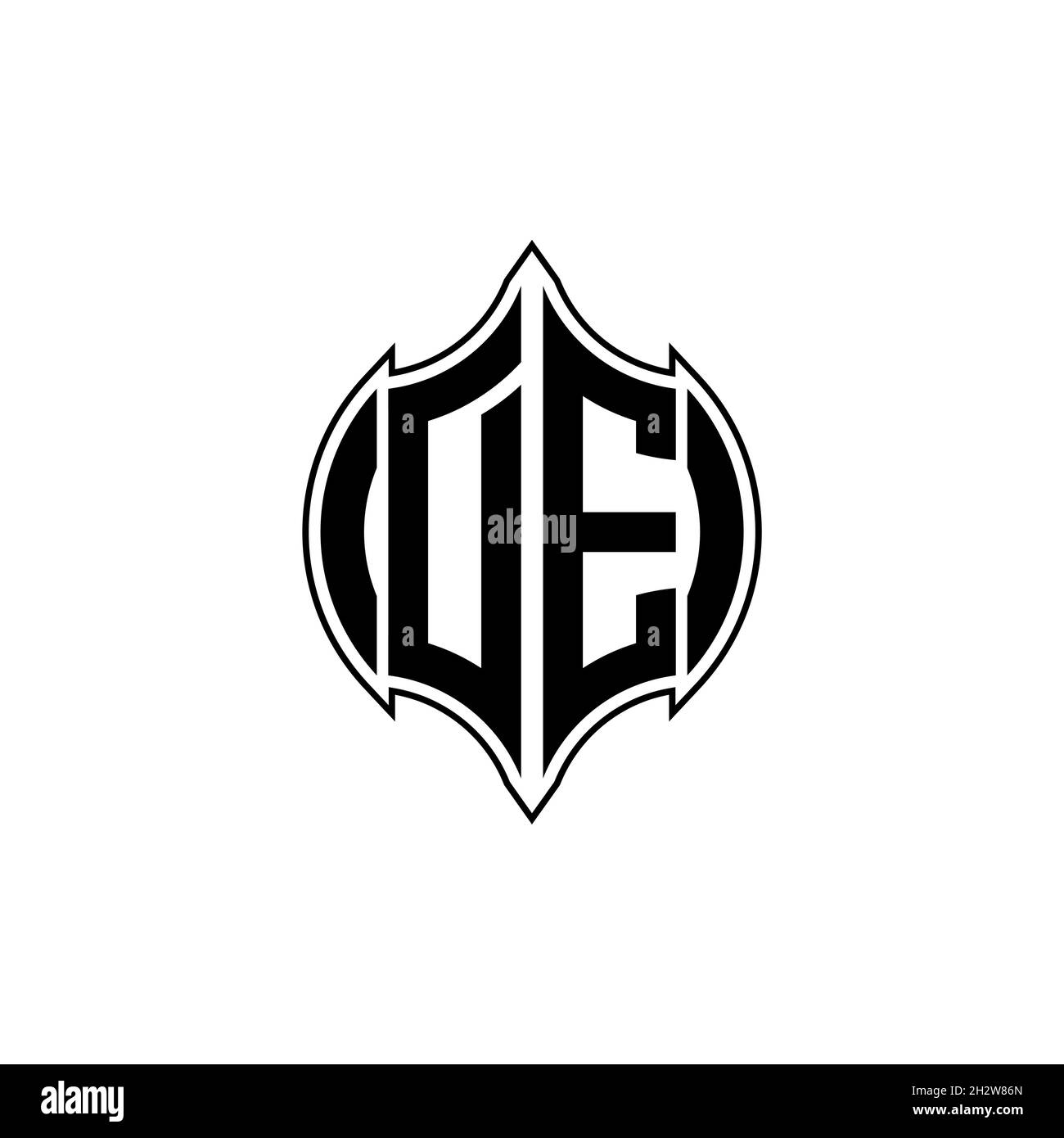 Logo monogram initial geometric shape style design. Esports logo, brand ...