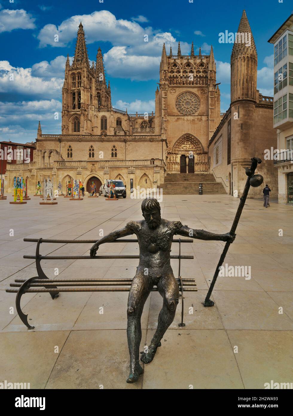 Burgos Cathedral, Burgos City, Spain Stock Photo