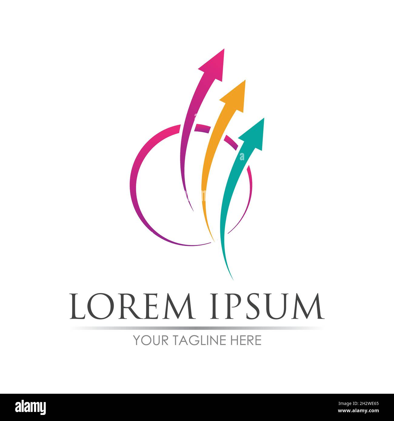 Arrow vector illustration icon Logo Template design Stock Vector Image ...
