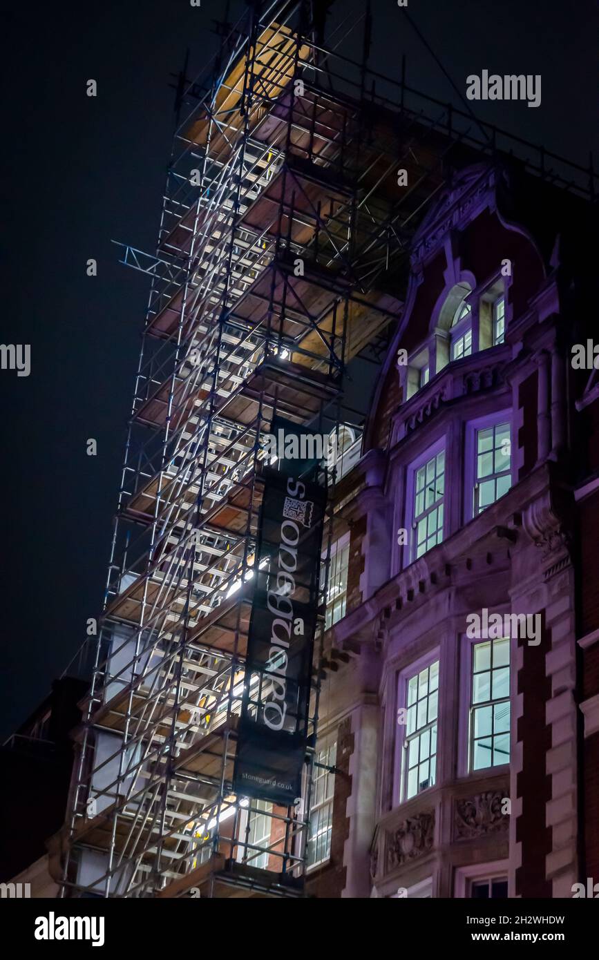 Scaffolding, Covent Garden, London, England, UK Stock Photo Alamy