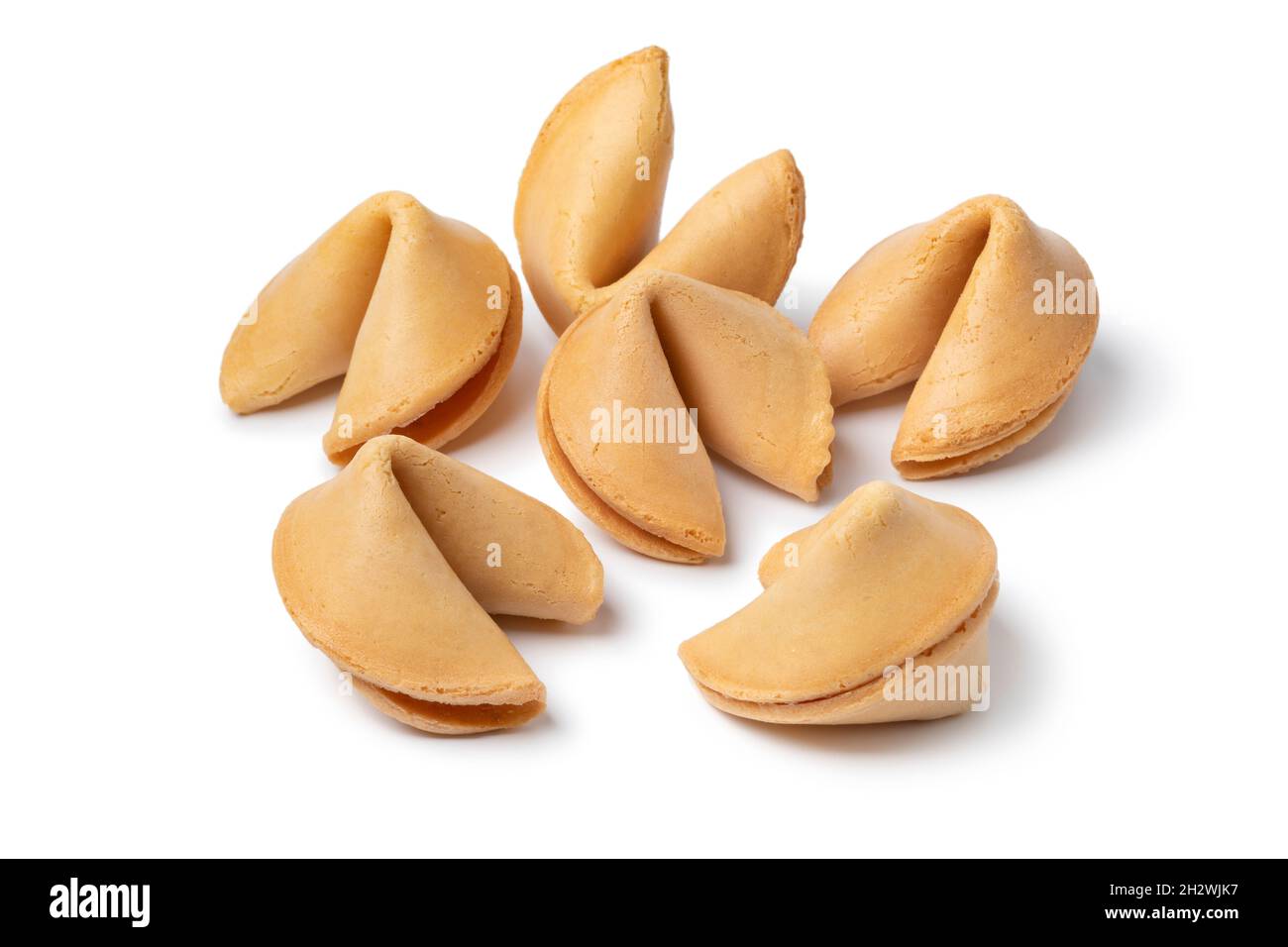 Chinese fortune cookies isolated on white background Stock Photo Alamy