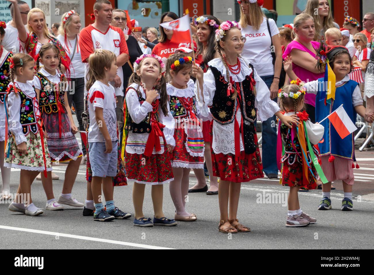 The Pulaski Day parade is an annual event in New York City, USA 2021