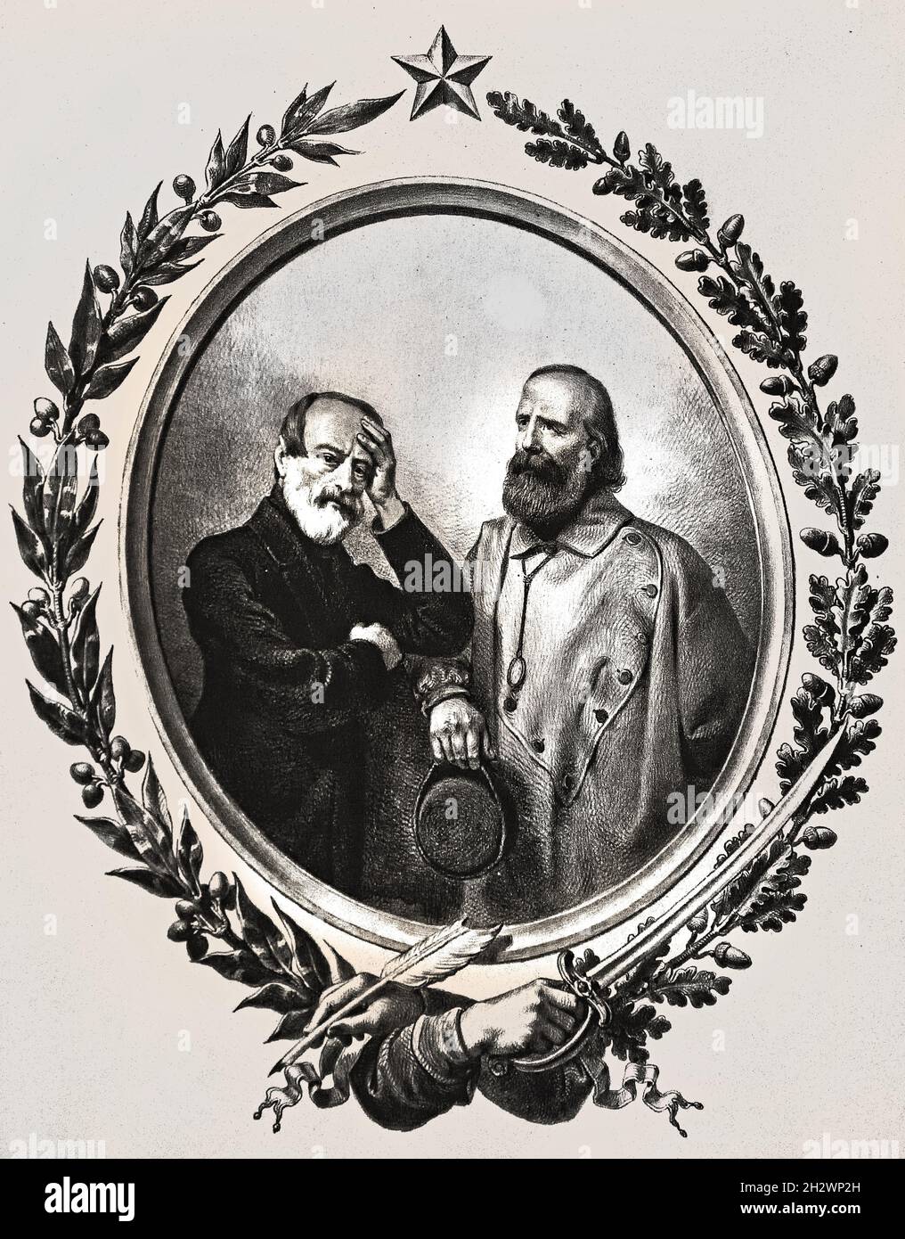 https://c8.alamy.com/comp/2H2WP2H/mazzini-and-garibaldi-as-symbols-of-thought-and-of-action-mazzini-and-garibaldi-united-under-the-motto-mazzinian-third-fourth-19th-century-mazzinian-giuseppe-mazzini-1805-1872-italian-politician-journalist-activist-garibaldi-giuseppe-maria-garibaldi-1807-1882-italian-general-patriot-revolutionary-republican-italy-unification-and-the-creation-of-the-kingdom-of-italy-2H2WP2H.jpg