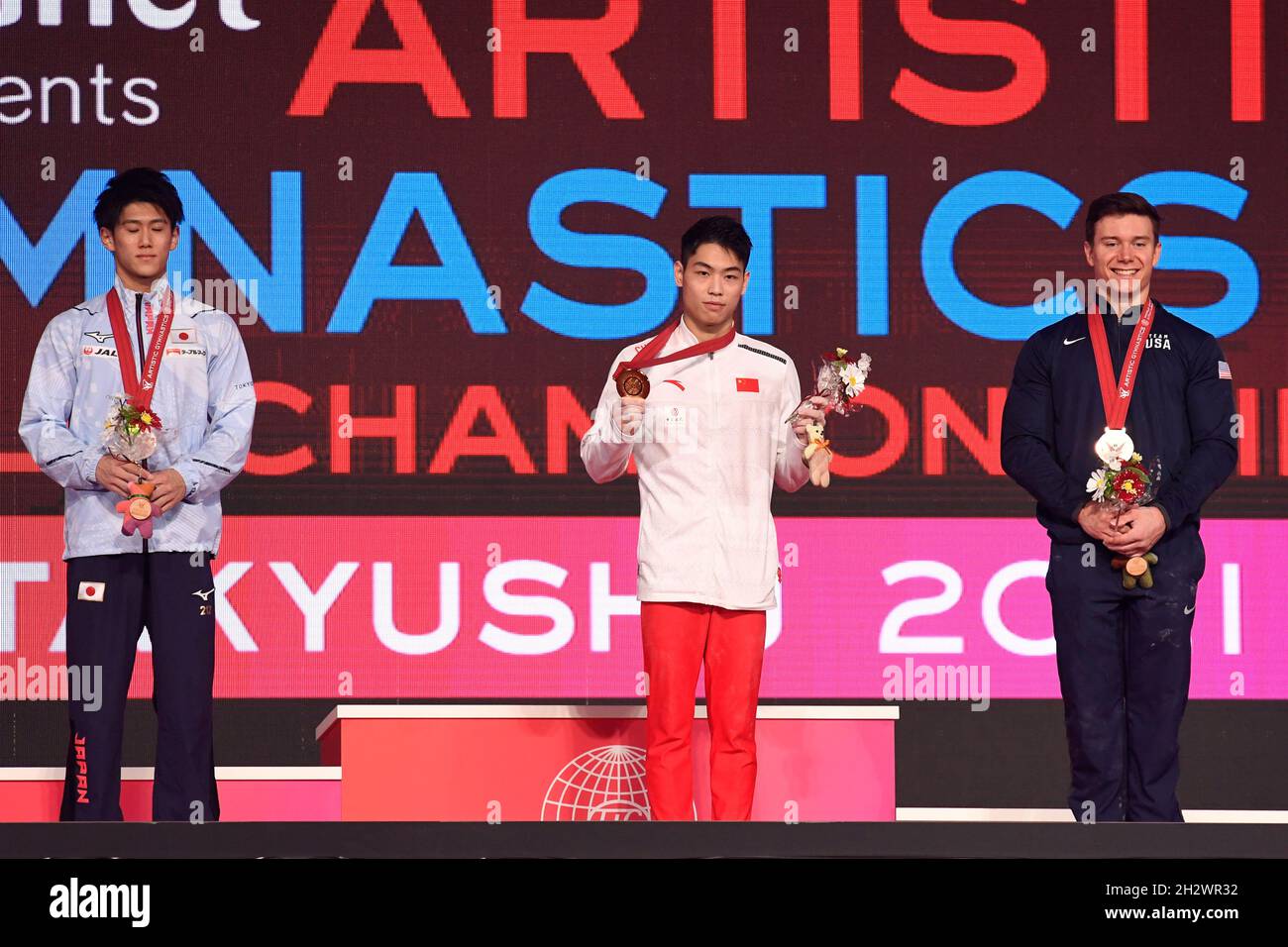 Horizontal BarGOLD HU Xuwei CHN SILVER HASHIMOTO Daiki JPN BRONZE