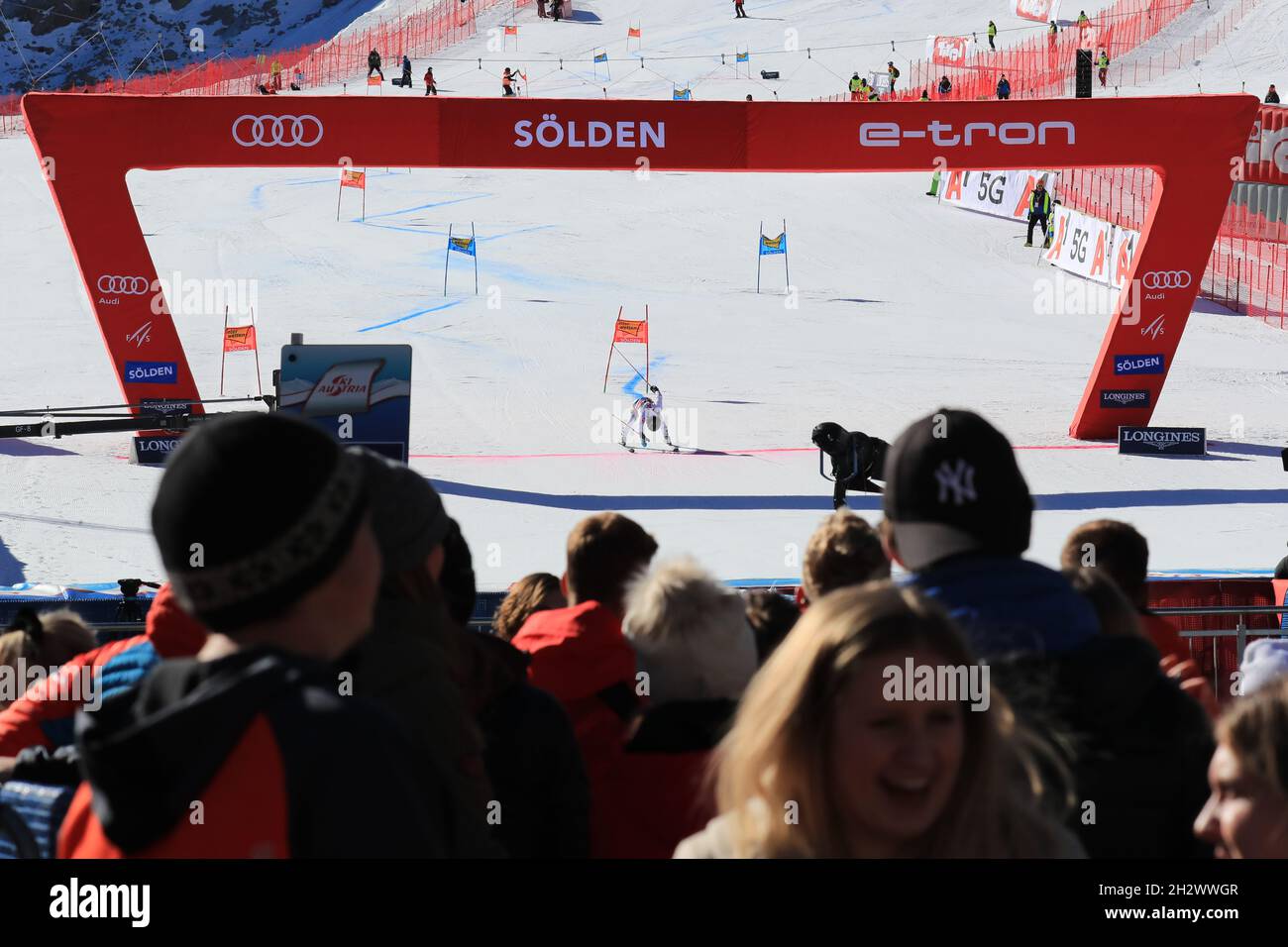 Solden, Austria. 24th Oct, 2021. Alpine Ski World Cup 20212022 1st