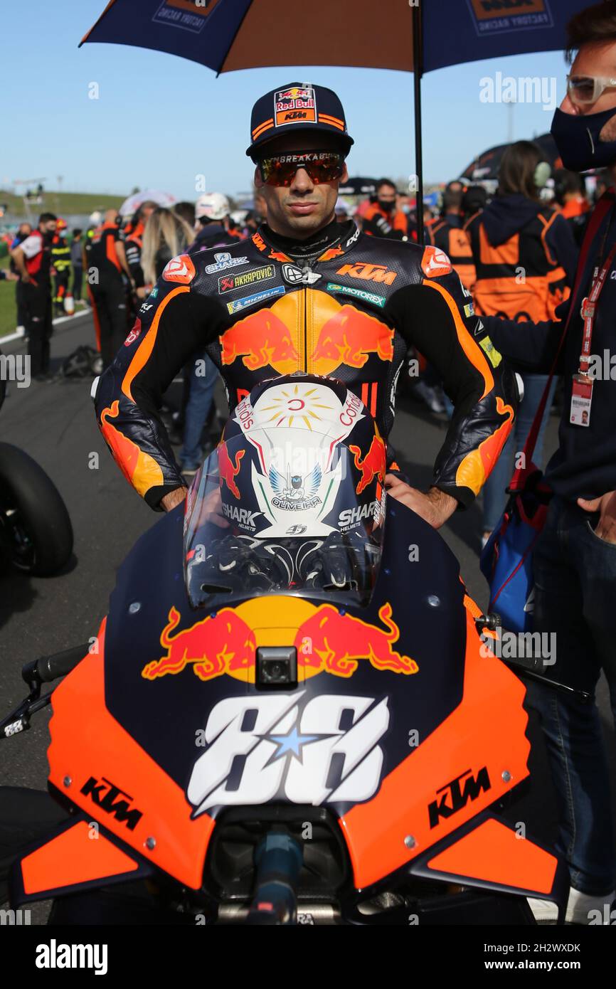 Emilia Romagna Italy 24 Oct 21 Miguel Oliveira Red Bull Ktm Factory Racing At Misano World Circuit Marco Simoncelli Italy 24 Oct 21 For The Gran Premio Nolan Del Made In