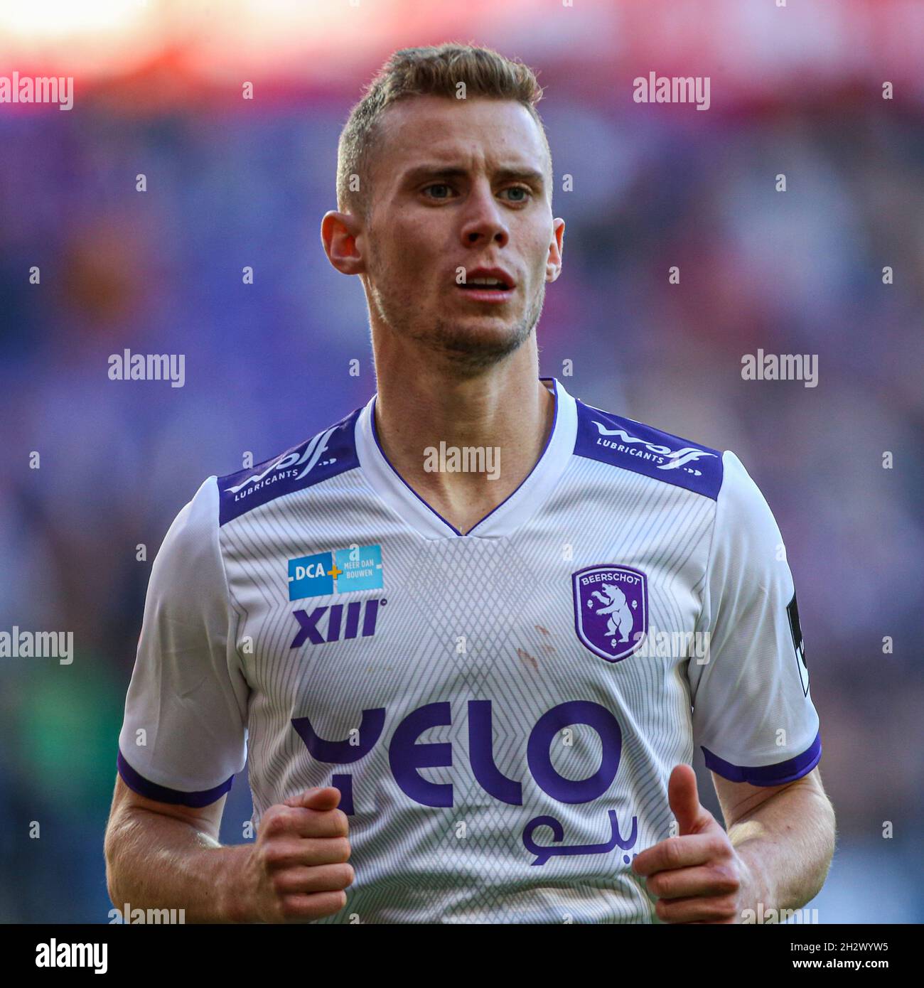 BRUSSEL, BELGIUM - OCTOBER 24: Tom Pietermaat of Beerschot V.A. during 