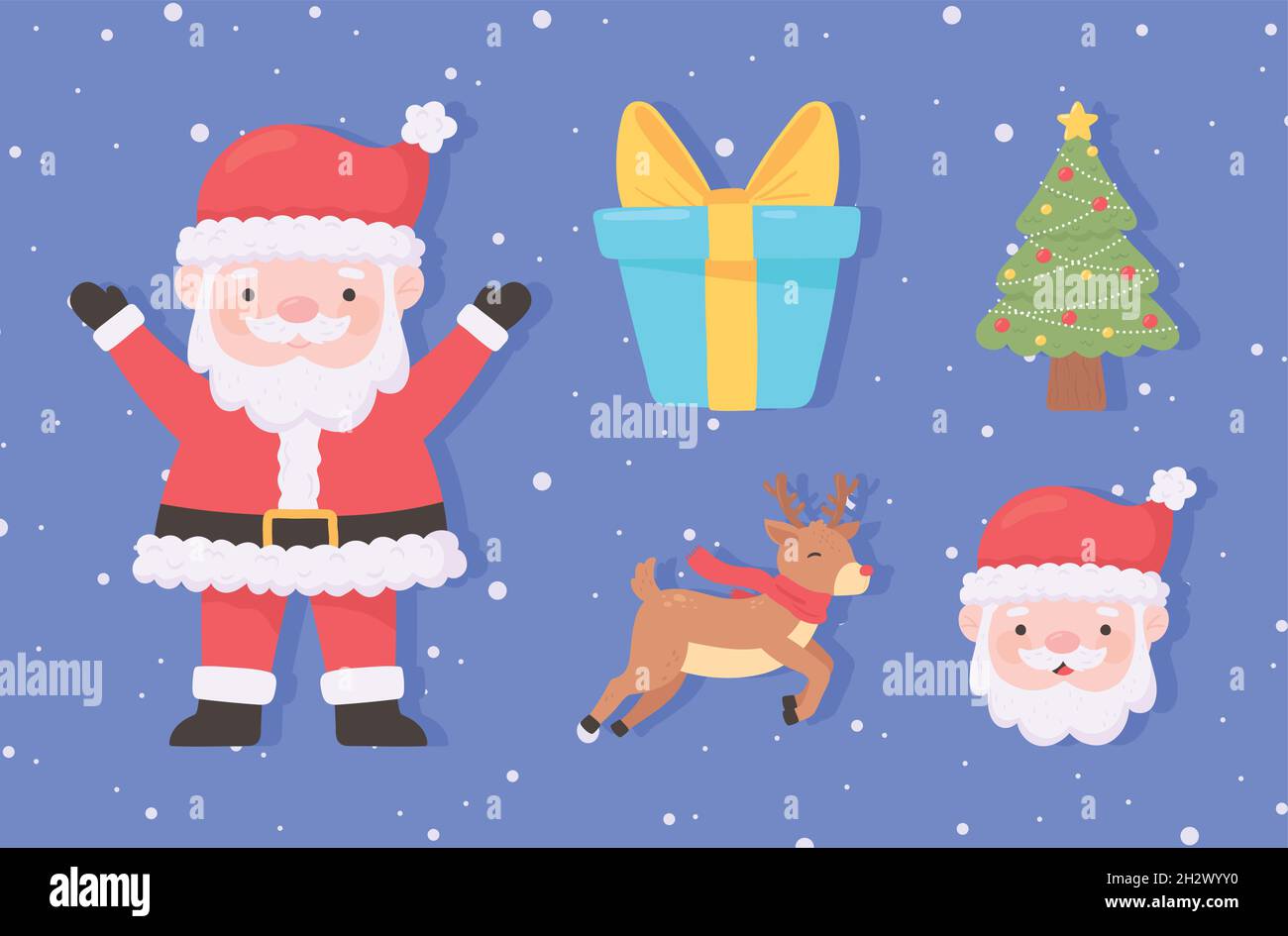 christmas santa claus Stock Vector Image & Art - Alamy