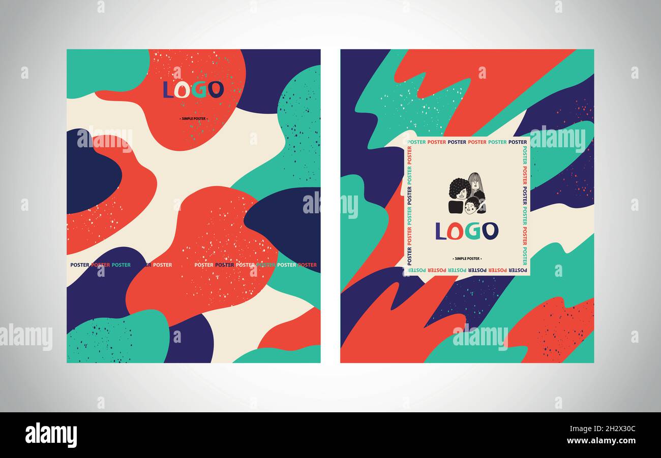 Backgrounds for the brand book. Corporate style for the company