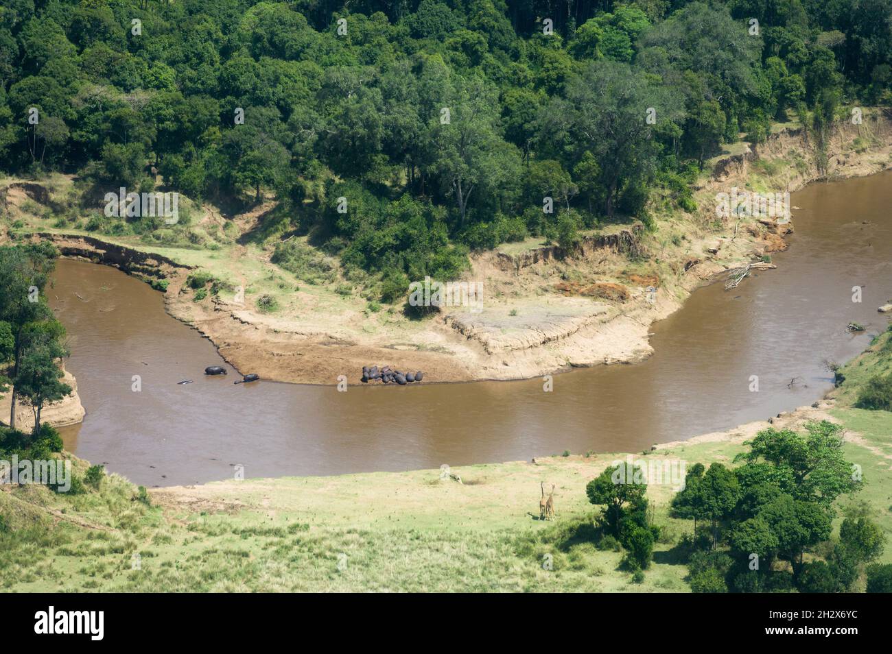 Masai mara aerial hi-res stock photography and images - Alamy