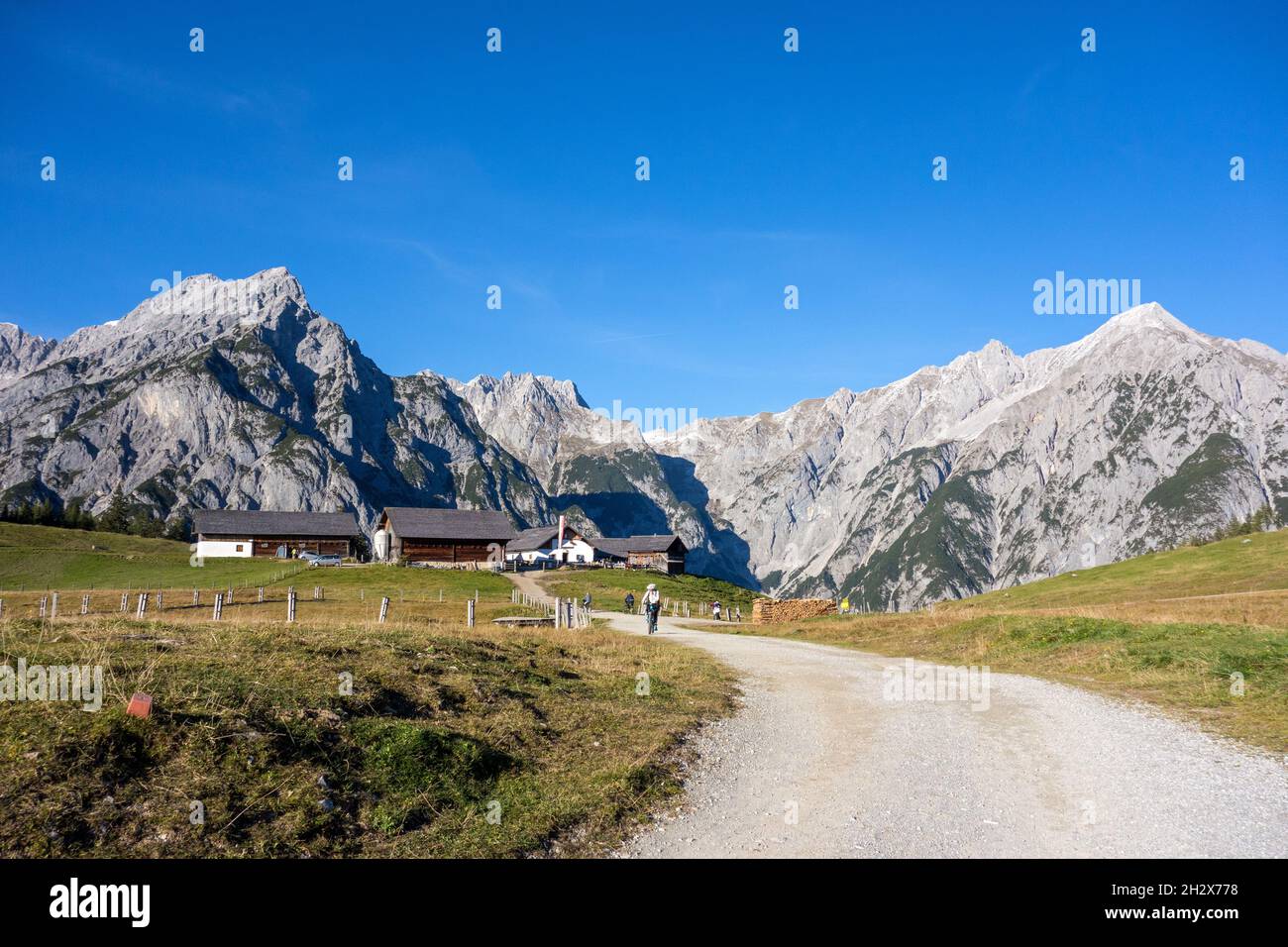 Walderalm - Gnadenwald Tirol, Austria Stock Photo