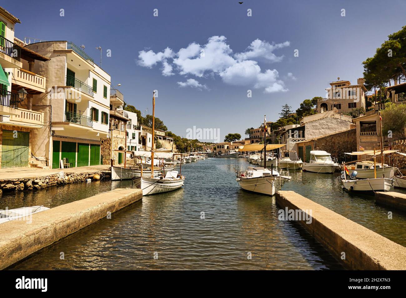 Hafen Bucht von Cala Figuera Bilder Stock Photo