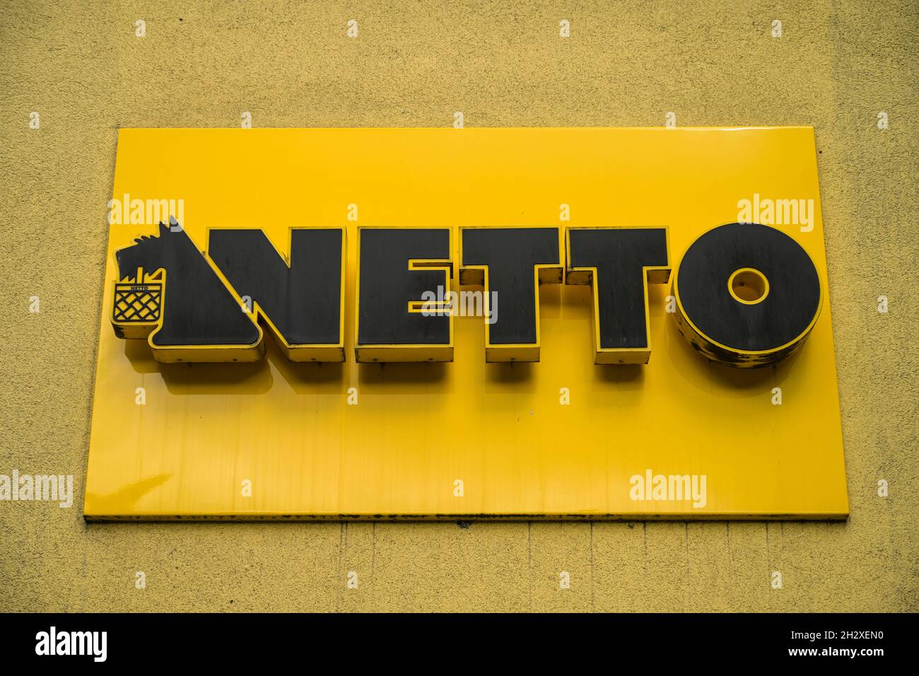 Logo Netto Supermarkt Stock Photo
