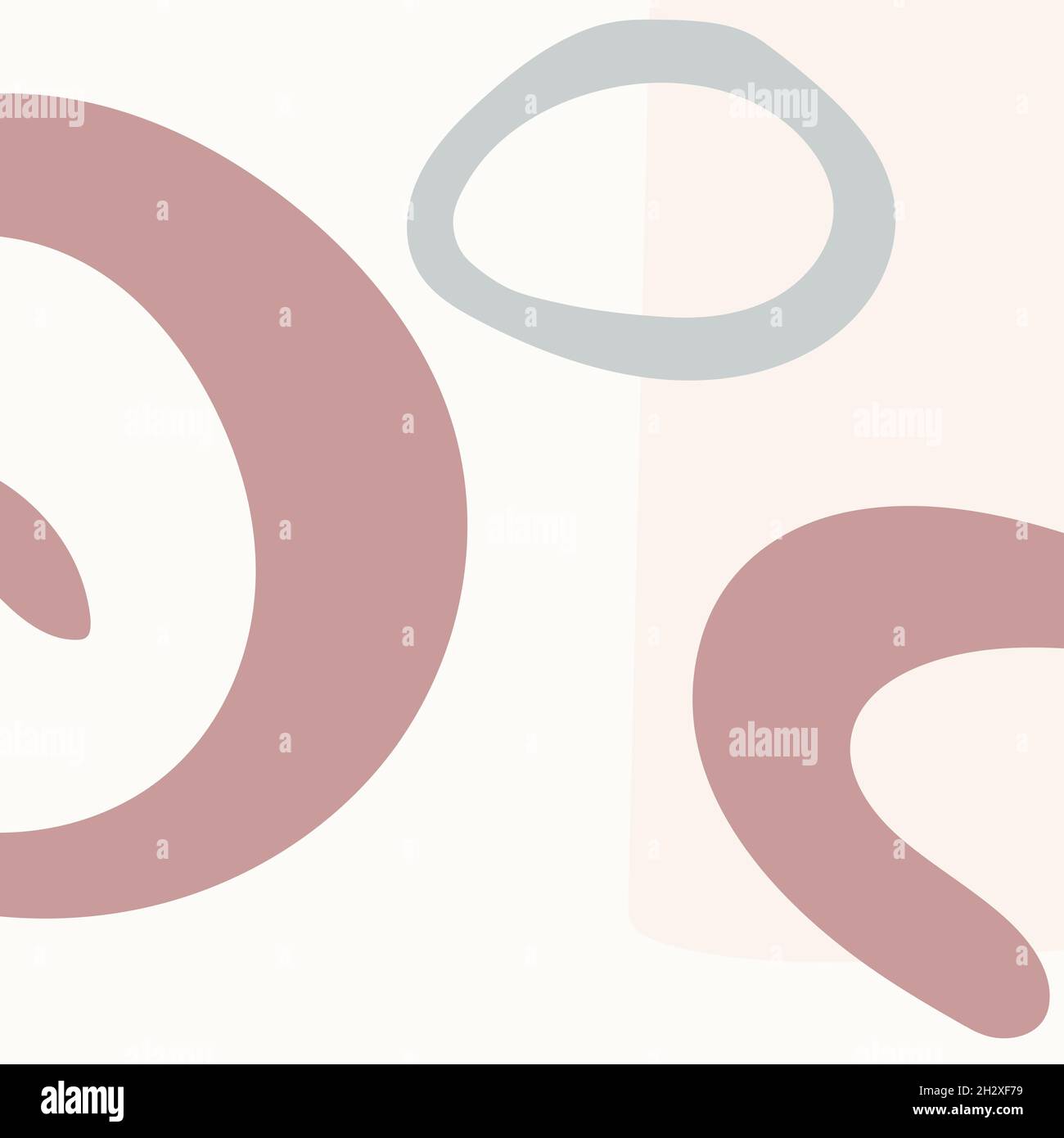 An abstract background image with rounded shapes in muted colors Stock ...