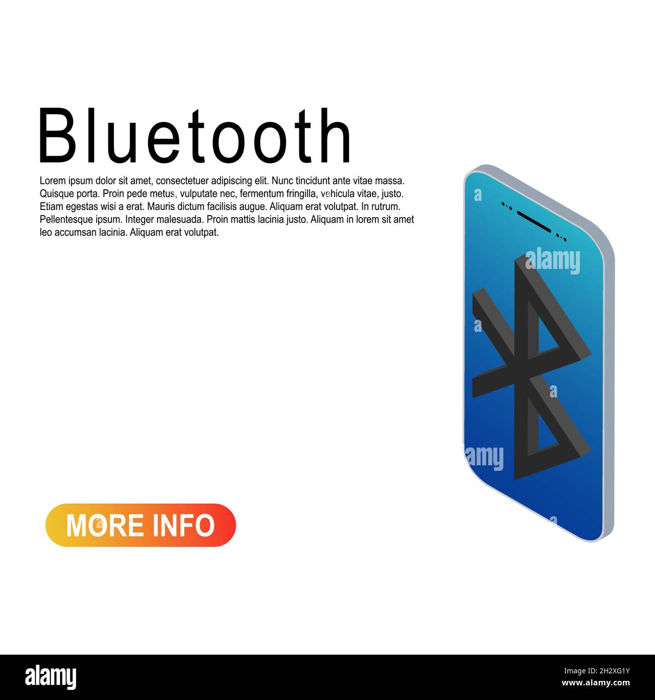 Bluetooth symbol 3d Stock Vector Images Alamy