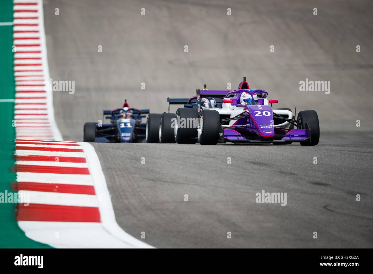 Austin, Texas, US, 24/10/2021, 20 Caitlin Wood, Tatuus F3 T-318, action during the 6th round of the W Series 2021 from October 21 to 24, 2021 on the Circuit of the Americas, in Austin, Texas, United States of American - Photo Antonin Vincent / DPPI Stock Photo