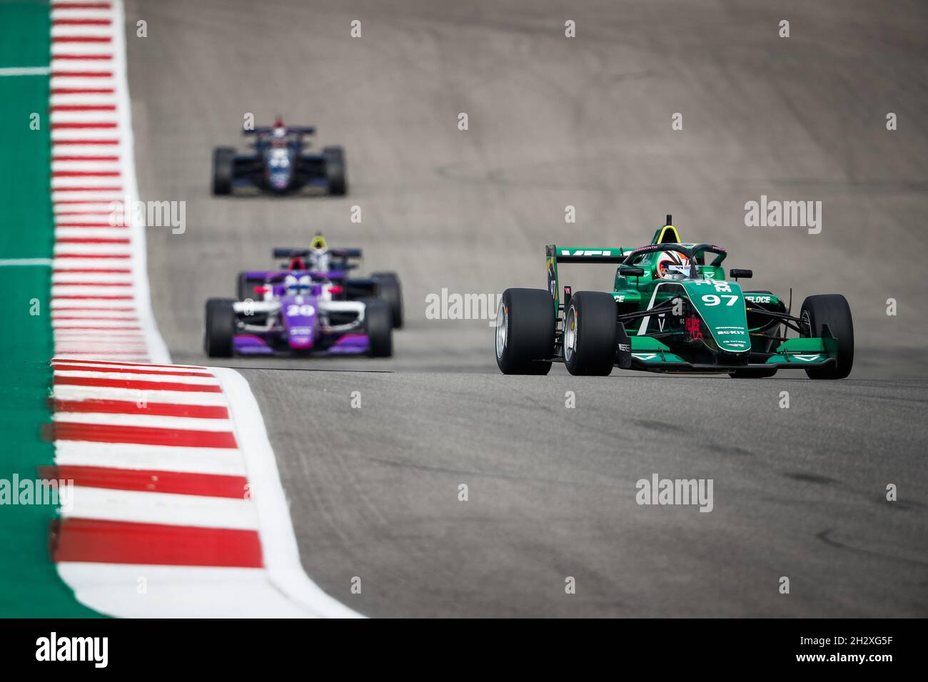 Austin, Texas, US, 24/10/2021, 97 Bruna Tomaselli, Tatuus F3 T-318, action during the 6th round of the W Series 2021 from October 21 to 24, 2021 on the Circuit of the Americas, in Austin, Texas, United States of American - Photo Antonin Vincent / DPPI Stock Photo