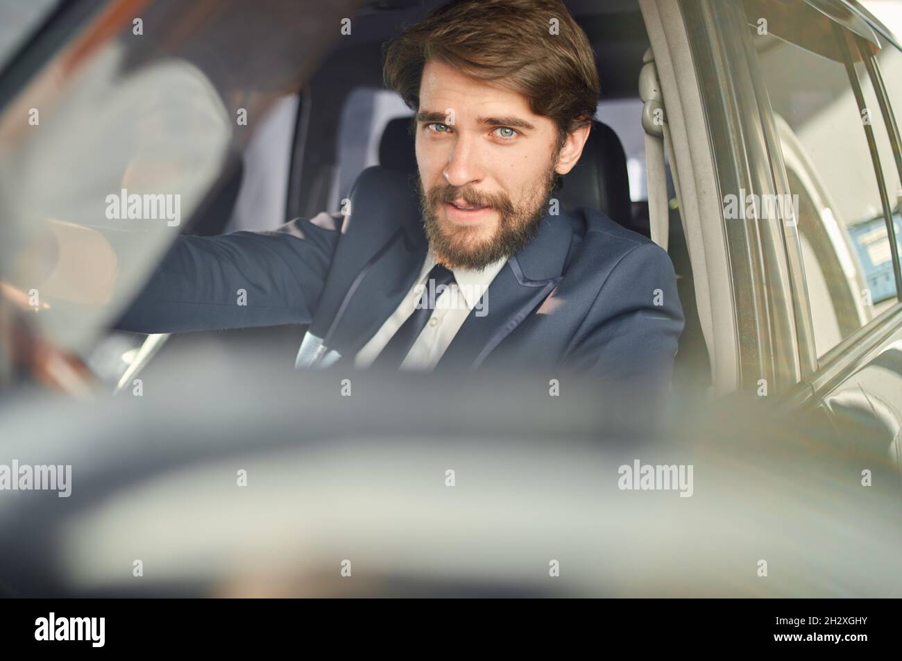Bearded man official passenger hi-res stock photography and images - Alamy
