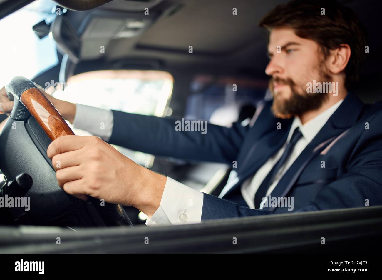Bearded man official passenger hi-res stock photography and images - Alamy