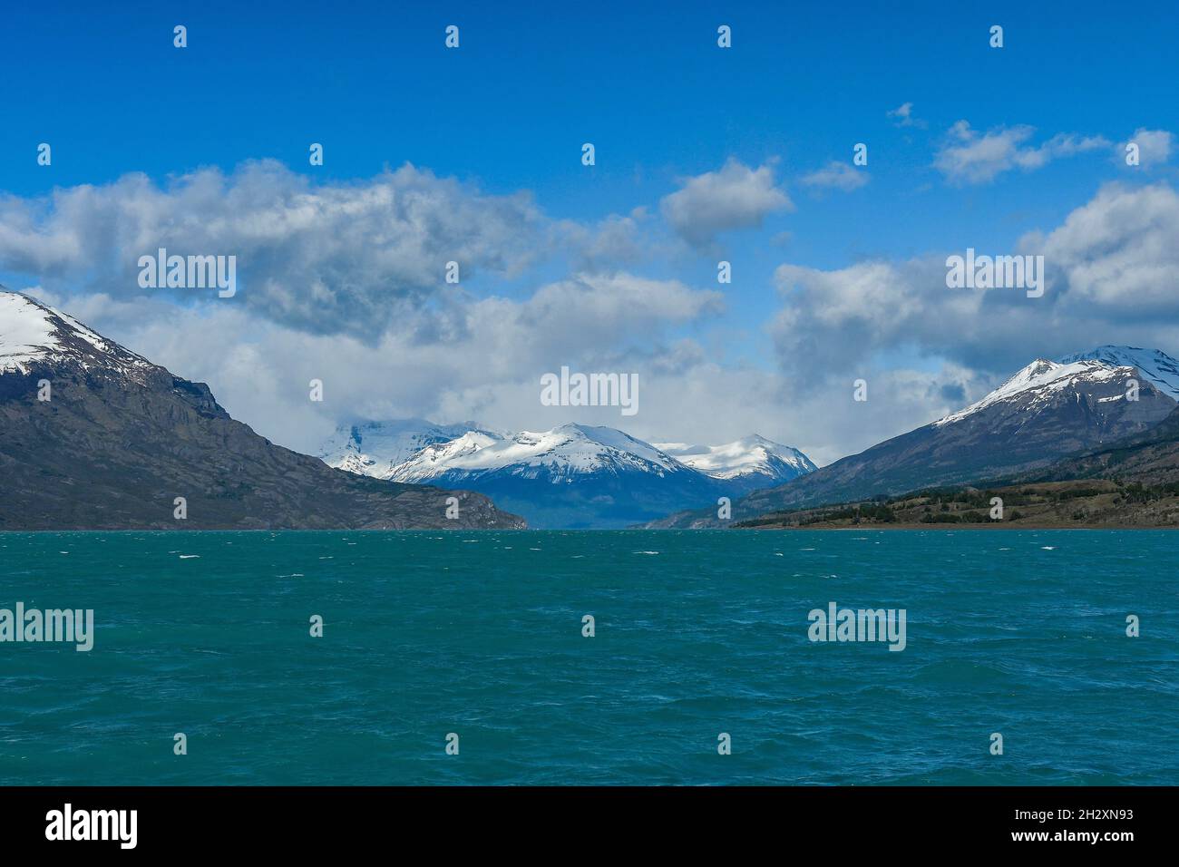 Argentino Lake in the Glaciares National Park Stock Photo