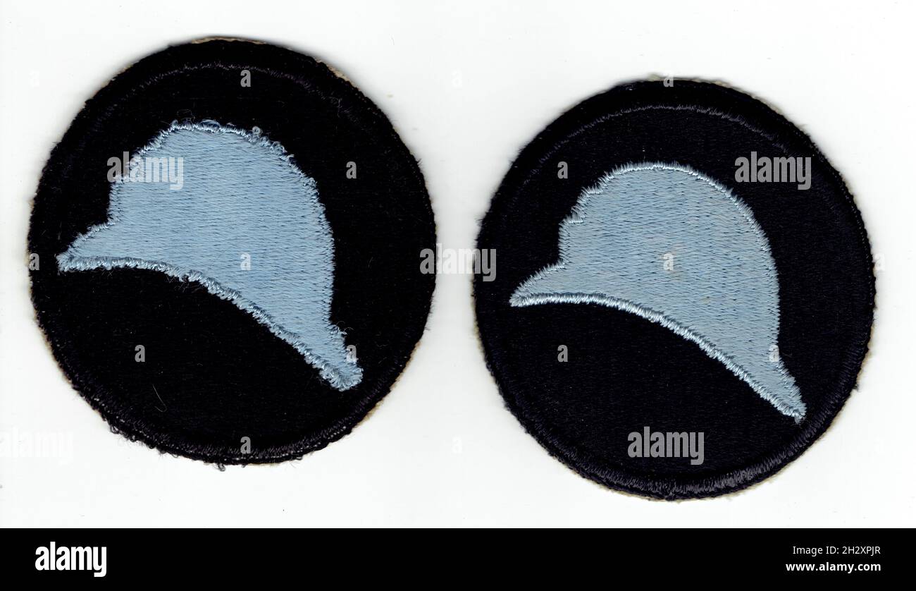 patch de la 93th division d'infanterie US Army Stock Photo