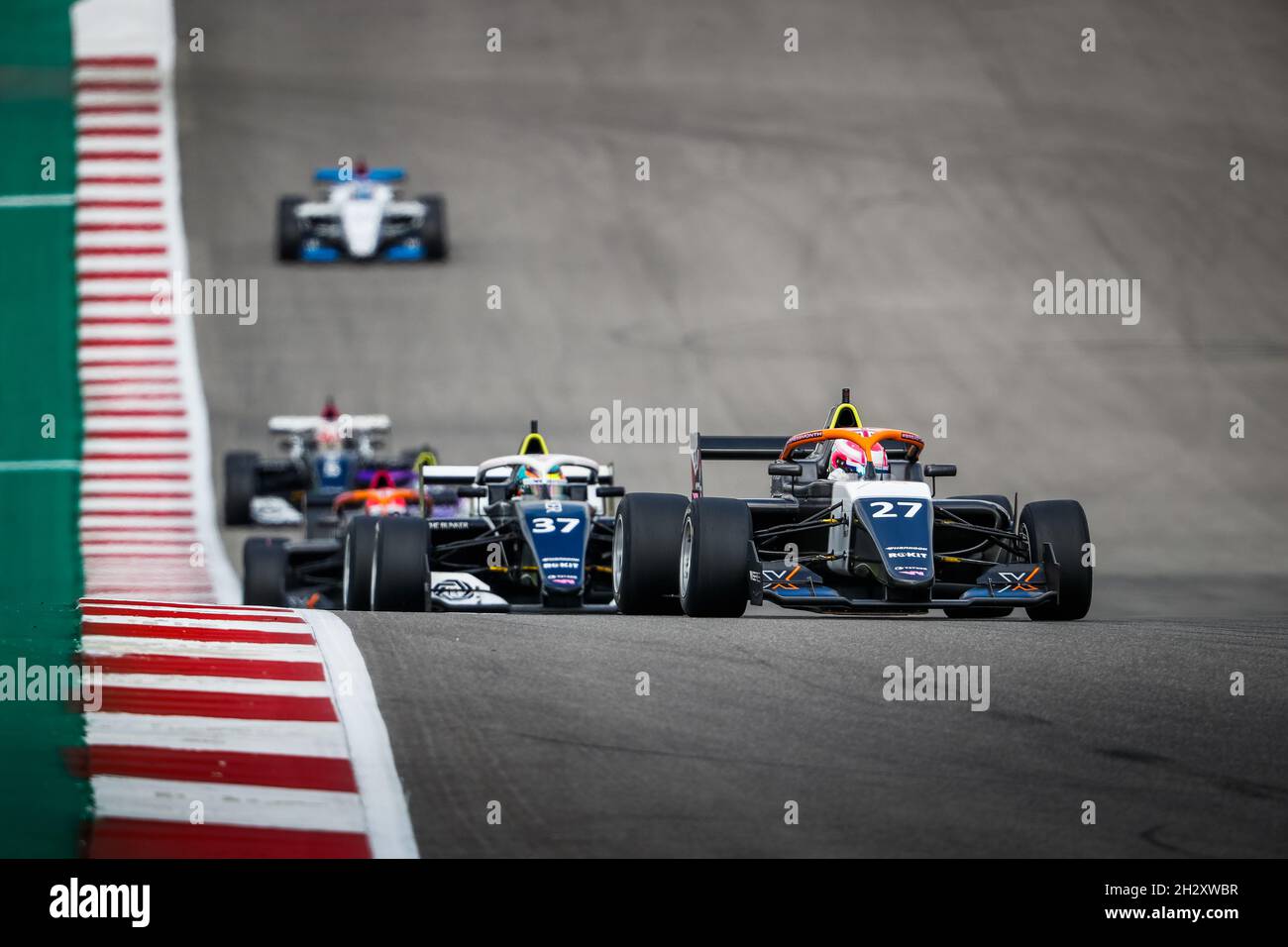 27 Alice Powell, Tatuus F3 T-318, action during the 6th round of the W Series 2021 from October 21 to 24, 2021 on the Circuit of the Americas, in Austin, Texas, United States of American - Photo: Antonin Vincent/DPPI/LiveMedia Stock Photo
