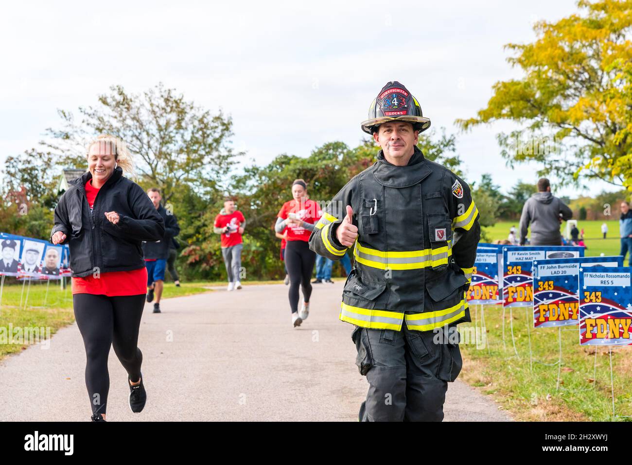 Oct. 23, 2021. First Annual Tunnel to Towers Boston 5k Run & Walk, to