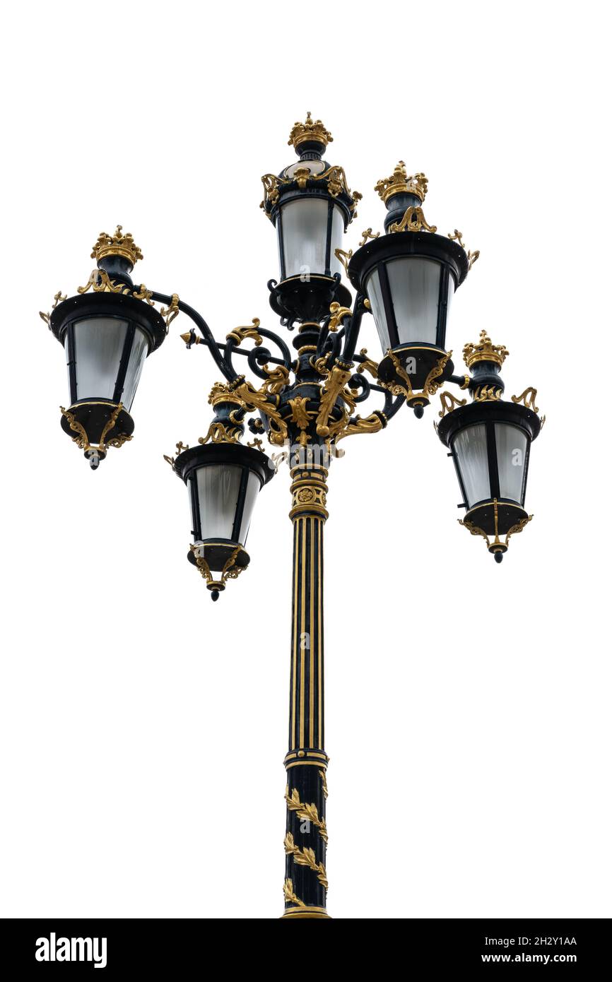 Column victorian street light hi-res stock photography and images - Alamy