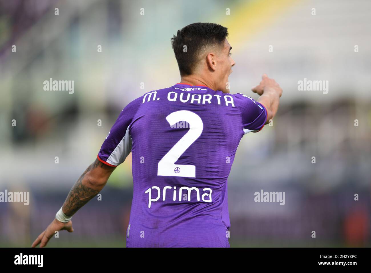 Florence, Italy. January 4, 2023 Lucas Martinez Quarta (Fiorentina) during  the Italian Serie A match between Fiorentina 1-1 Monza at Artemio Franchi  Stadium on January 4, 2023 in Florence, Italy. Credit: Maurizio