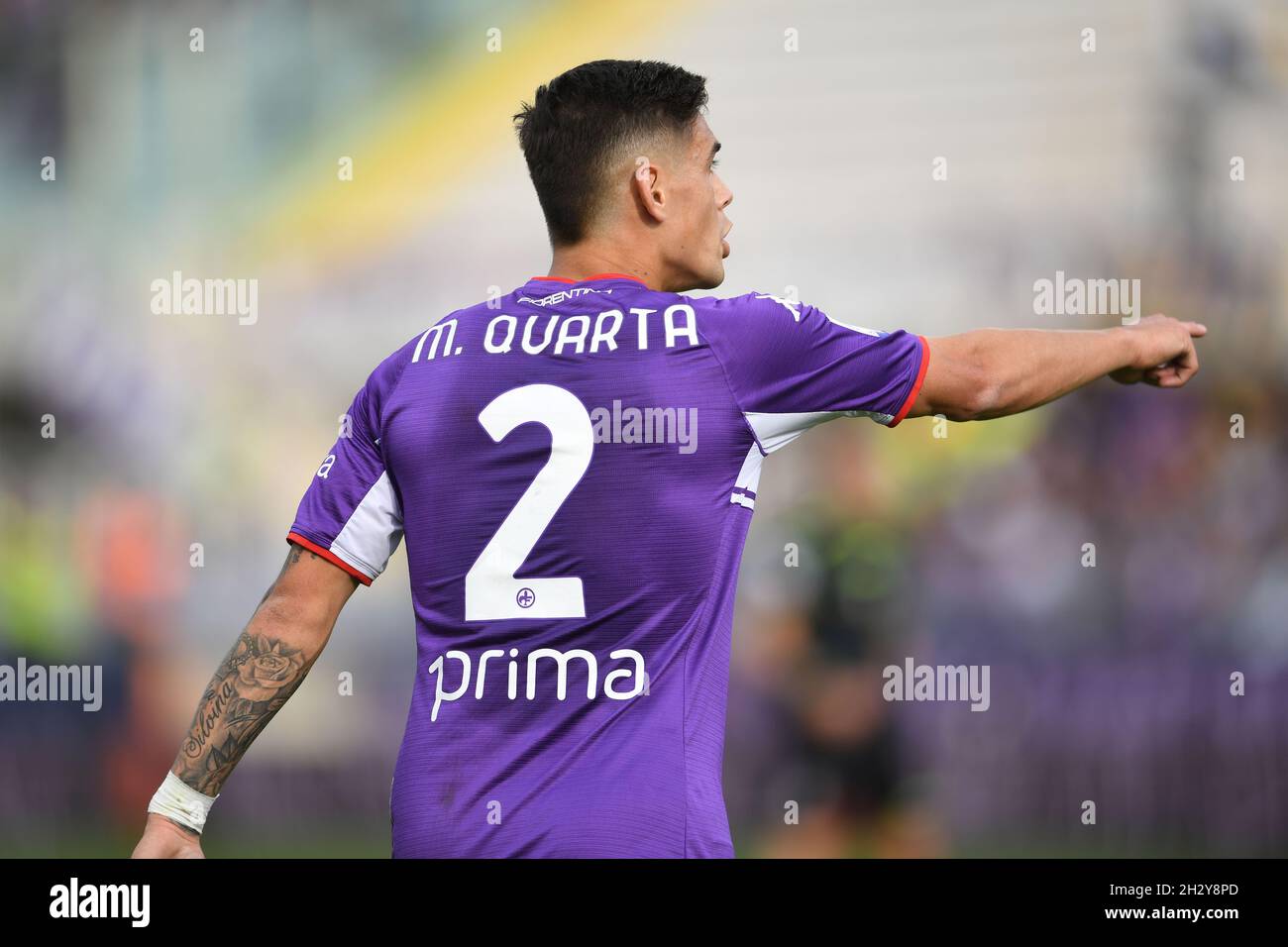 Florence, Italy. January 4, 2023 Lucas Martinez Quarta (Fiorentina) during  the Italian Serie A match between Fiorentina 1-1 Monza at Artemio Franchi  Stadium on January 4, 2023 in Florence, Italy. Credit: Maurizio