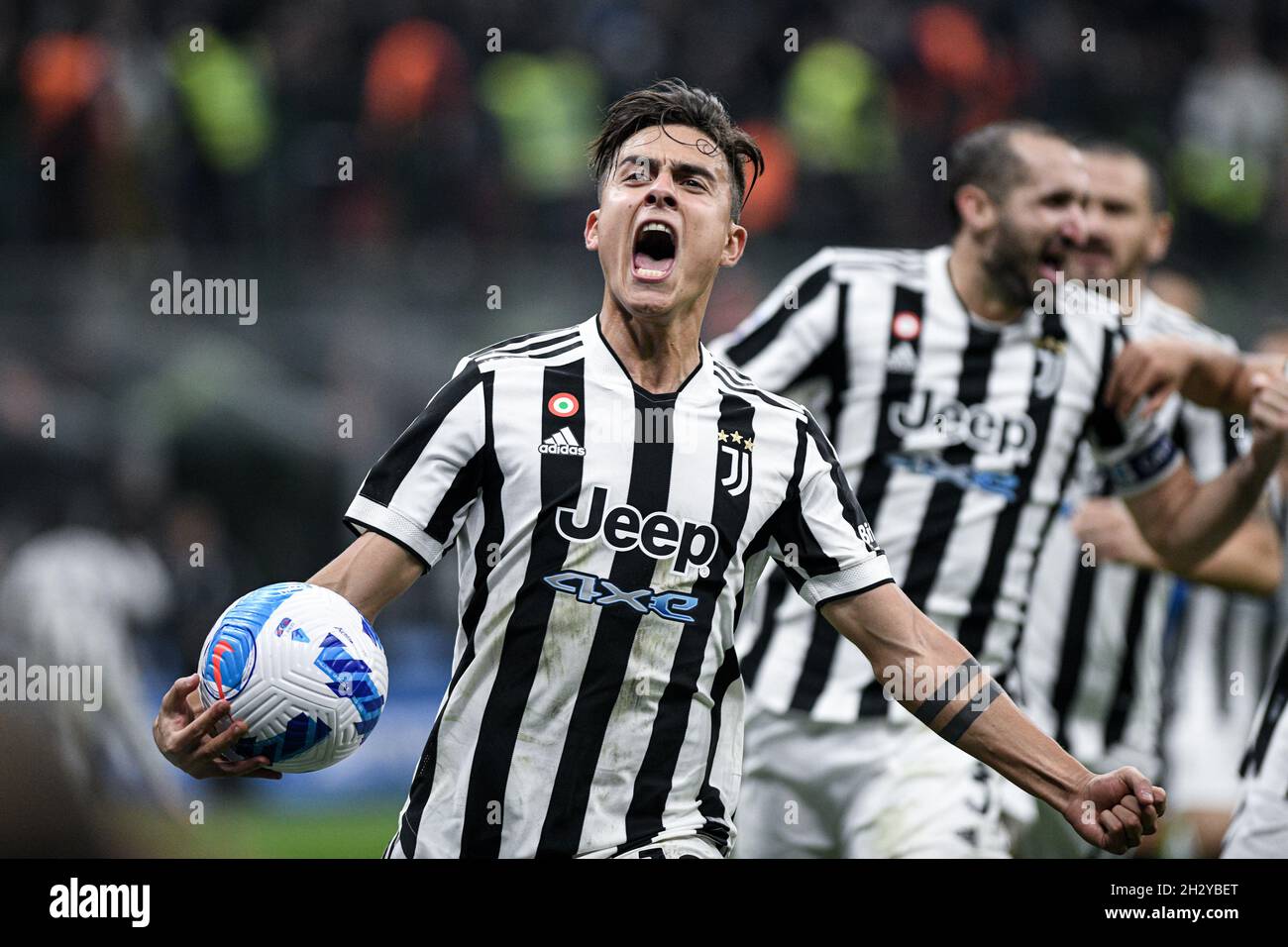 Milan, Italy - 24 October 2021: Paulo Dybala of Juventus celebrates after  scoring a penalty during the Serie A Italian football championship match FC  Internazionale vs Juventus at San Siro Stadium Stock Photo - Alamy