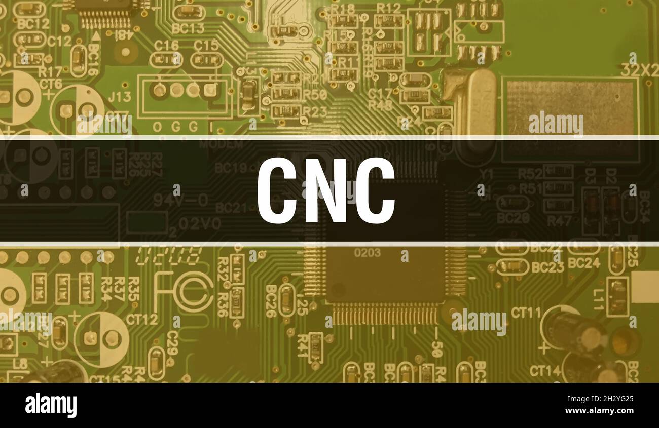 CNC with Electronic Computer Hardware technology background. Abstract ...
