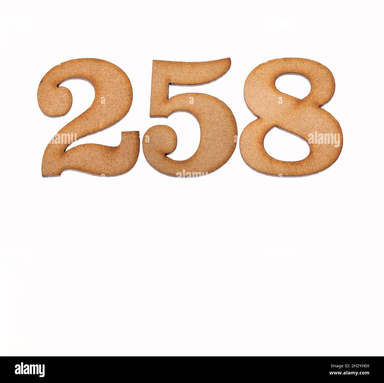 Number 258 Cut Out Stock Images & Pictures - Alamy